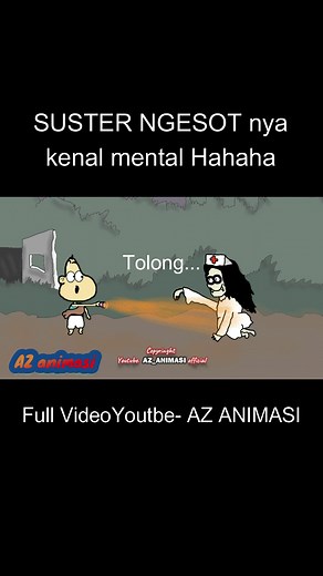 Hantu Lucu #animasi #animasiindonesia #cartoons #kartun #hantulucu #hororlucu #azanimasi #foryoupage