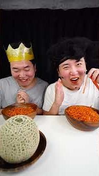 Giant Crab Swap Prank 🦀 Beggar Steals the King’s Seafood with Fire Noodles 😂