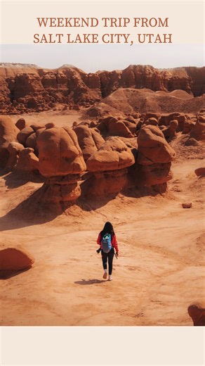 Send this to someone you wanna go here with! 🚗This place is truly so out of this world that there’s even a Mars research center there!! [AD] Hanksville is only a 3 1/2 hour drive south from Salt Lake City & is truly one of the most unique places I have ever been. I’m more shocked I got half of these places to myself!! Here’s everything you need to know👇🏻 Where to eat: Outlaws Roost ( @outlawsroost ) Mowglis ( @mowglis.cafe ) Duke’s Slickrock Grill ( @reddeserthanksville ) Where to stay: Muddy