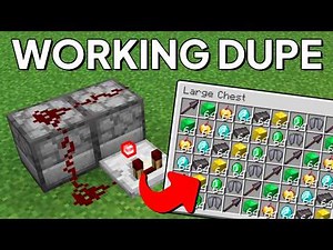 Minecraft Duplication Glitch In Bedrock Edition 1.21.132!