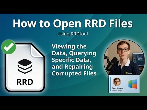 How to Open RRD Files (RRDtool)