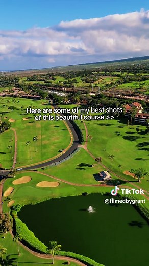 Aerial View of Ka'anapali Golf Course | Golfing in Hawaii
