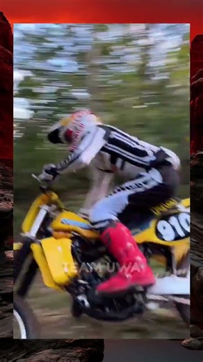 Quicky rip on this 1981 #suzukicycles RM125 🔥 #motocross #dirtbike #supercross #foryou