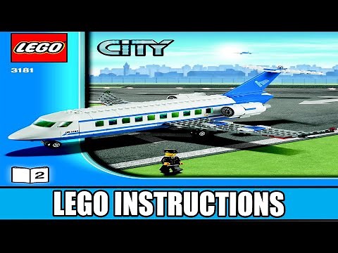 LEGO Instructions | City | 3181 | Passenger Plane (Book 2)