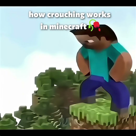 This Is How Crouching Actually Works in Minecraft 💀