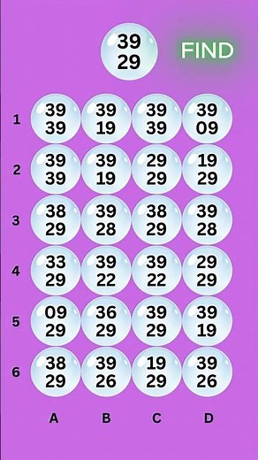 Can you spot 39 / 29 before your brain glitches? #viralvideo #viralshort #viralshorts #short