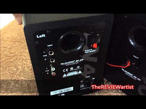 M-Audio AV40 review!