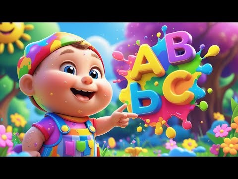 Paint Splash ABC Forest 🎨🌳 | ABC Song for Kids | Nursery Rhymes & Educational Songs