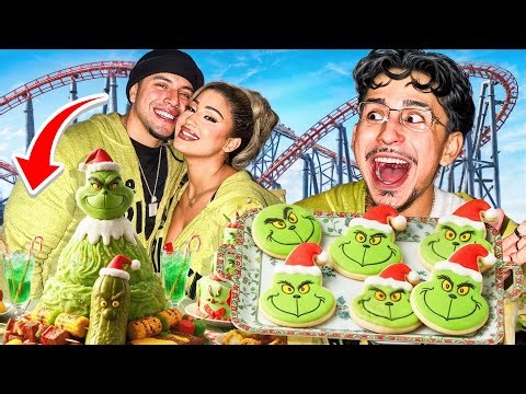 WE ATE UNIVERSAL FOOD FOR 24 HRS *CHRISTMAS EDITION*