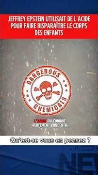 1500 Litres d'Acide : La preuve qui accable Jeffrey Epstein Little St. James #horreur #fyp #horreur