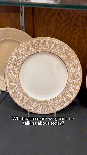 25K views · 885 reactions | Join us as we talk about favorite dinnerware patterns of Replacements customers over the past 44 years. Today is all about Florentine Gold by Wedgwood: https://bit.ly/4kOAoTt | Replacements, Ltd. | Facebook