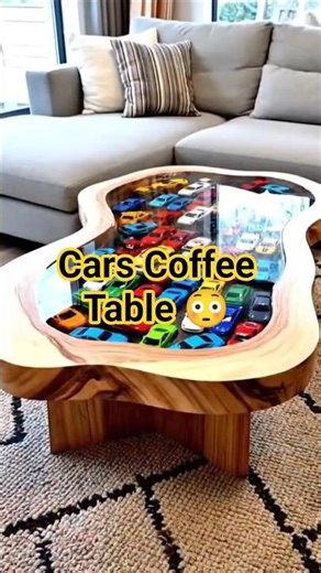 DIY Epoxy Table with 100 Hot Wheels Cars #shorts #EpoxyTable #DiyFurniture #EpoxyResin
