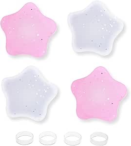 Enhanced Switch Pro Controller Thumb Grips for Switch2/PS4/PS5/Xbox Series X/S/One, Durable Silicone Joystick Caps, Anti-Slip, Ergonomic, Reduces Thumb Fatigue, Comfortable for Long Sessions, 4-Pack