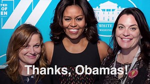 435K views · 2K shares | Thank you, President Obama and Michelle Obama for championing women, girls & education! ❤️ | Amy Poehler's Smart Girls | Facebook