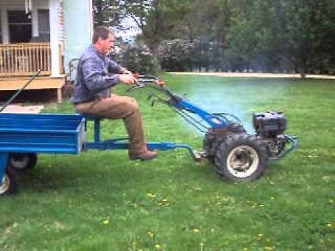 BCS 850 diesel with trailer