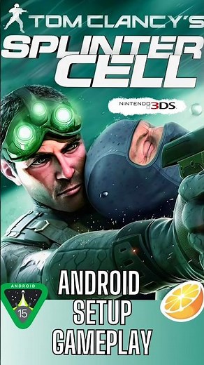 Tom Clancys Splinter Cell 3DS Games Android Quick SetUp