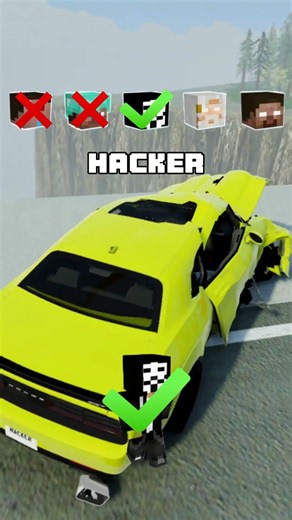 NOOB vs PRO vs HACKER: Bridge Jump Challenge in BeamNG! 😱🚗