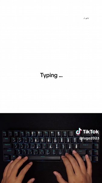 Typing in Arabic with an Arabic Keyboard