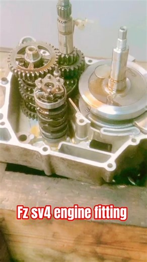 Yamaha Fz v3 Ba6 full engine fitting/Yamaha fz v3 gearbox fitting/how to Yamaha FZ engine fitting