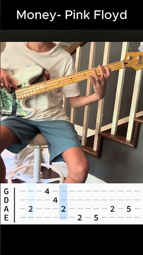 Money- Pink Floyd (Bass Riff)