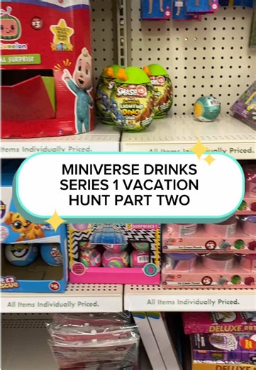 Hunting for Mini Drinks at Dollar Tree