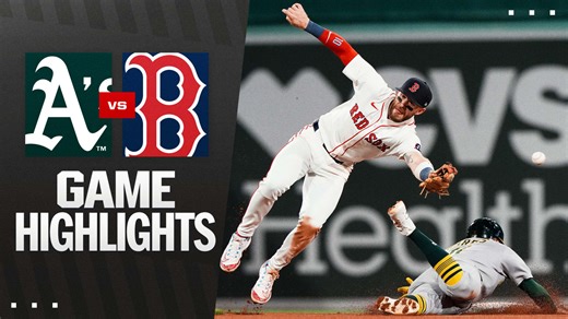 Athletics vs. Red Sox Highlights