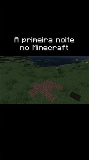 A primeira noite no Minecraft #minecraft #memes #minecraftjava #minecraftbedrocksurvival