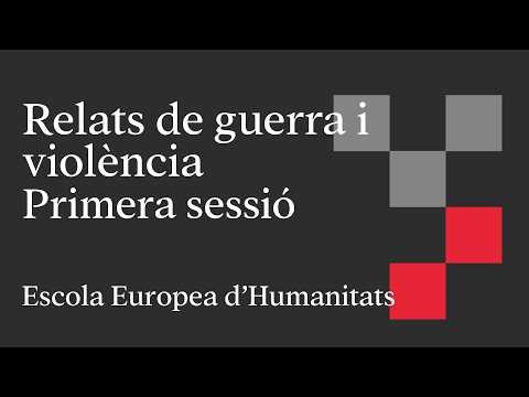 Relats de guerra i violència – 1a sessió