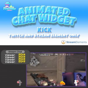 Animated Twitch Chat Widget: Streamelements Overlay (GIF) - Etsy Canada