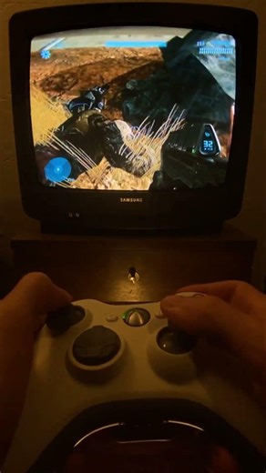 Halo 3 Walkthrough Part 158 (Xbox 360 CRT TV) #halo #halo3 #bungie #xbox #xbox360