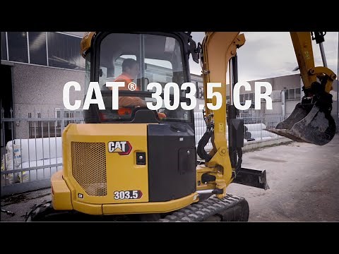 Cat® 303.5 CR Mini Excavator Customer Story – Mazza srl (Italy)