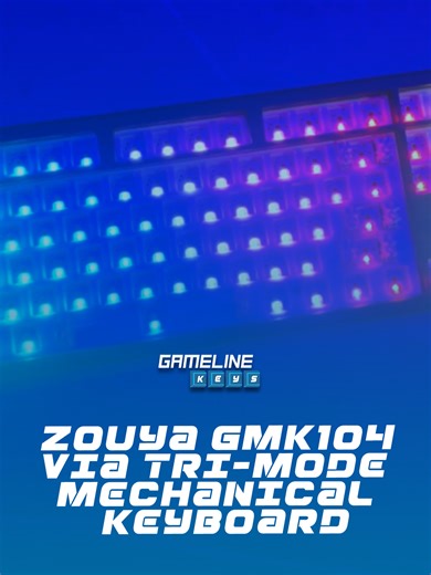 Zuoya GMK104: Tri-Mode Custom Mechanical Keyboard