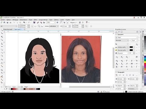 COMMENT FAIRE UN PORTRAIT (DESSIN VECTORIEL) EN COREL