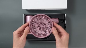 Hair Dryer, High-Speed Ionic Low Noise Blow Dryer with Brushless Motor for Fast Drying, Thermo-Control Quiet Compact Hair Blow Dryer with Magnetic Diffuser for Curly Hair for Home Travel Salon