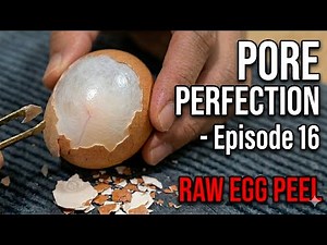 Raw Egg Peeling Marathon - Watch and listen to sleep within 20 munites, Asmr