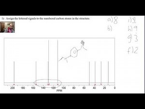 Assigning C13 NMR peaks - Organic Chemistry