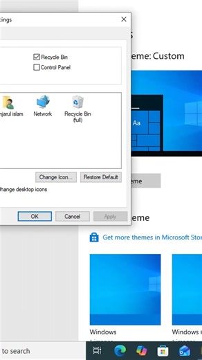 how to show This PC icons on windows 10 #tech #shortvideo #shorts