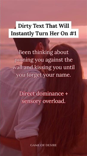 Dirty texts guaranteed to get a response #flirt #couples