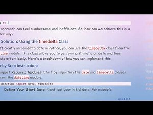 Incrementing a Date in Python: A Simple Guide to Update Dates Using Pandas