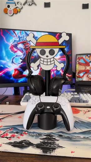 Supports pour écouteurs One Piece – Style Pirate