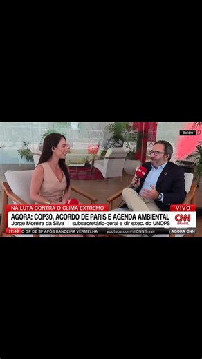 “Are we for real or not?” In an interview with Tainá Falcão of CNN Brazil, our Executive Director Jorge Moreira da Silva, a veteran of the Kyoto and Paris climate talks, laid out the stark reality ahead of #COP30. His message was clear: current national climate targets do not add up to the 1.5°C goal. “Belém is a defining moment... for the integrity of multilateralism,” he stated. “Do we sign papers and after 10 years they’re not fulfilled? Or do we make an assessment of conscience and say, if t