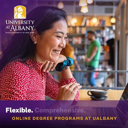 As an online undergraduate student at UAlbany you’ll have access to many of the same resources our on-campus students enjoy. | University at Albany | Facebook