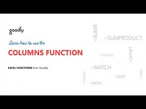 COLUMNS Function in Excel