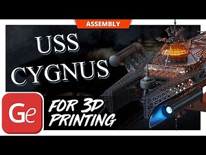 USS Cygnus 3D Printer Files | Assembly by Gambody