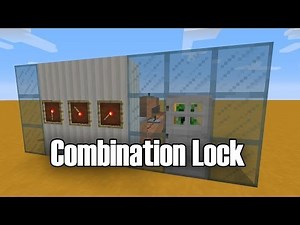 Minecraft Item Frame Combination Lock