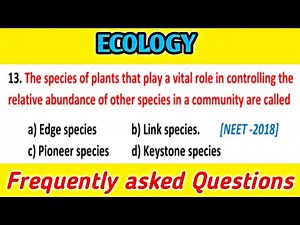 ecology mcq || ecosystem mcq || ecology