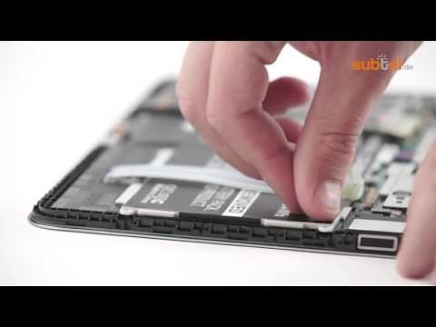 Akku wechseln Samsung Galaxy Tab 4 10.1 SM-T530 Anleitung Akkutausch