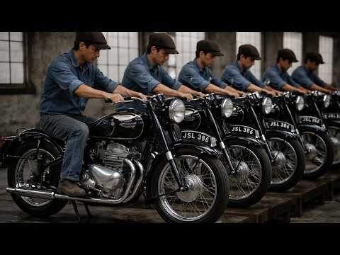 Inside the 1953 Ariel Square Four Factory: How Britain Built the Greatest Four-Cylinder Ever