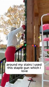 Less expensive Christmas arch part 2. I love it but who thinks it needs lights? Me for sure! #christmas #christmasdecorations #diy | Claireybakes