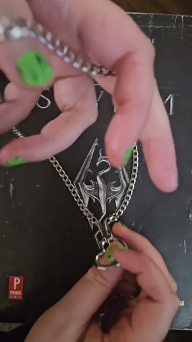 Rainbow Heart O Ring Lock Slip Chain Necklace Lariat Y Choker - Etsy